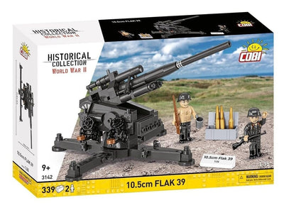 10.5cm Flak gun 39 brick model - COBI 3142 - 339 bricks Weapons Cobi 