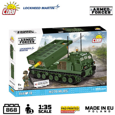 M270 Multiple Launch Rocket Sytem brick model - COBI 2636 - 868 bricks