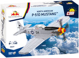Mustang P-51D Flying Bulls brick plane model - COBI-26631 - 160 bricks