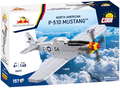 Mustang P-51D Flying Bulls brick plane model - COBI-26631 - 160 bricks