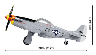 Mustang P-51D Flying Bulls brick plane model - COBI-26631 - 160 bricks