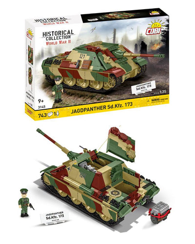 Jagdpanther (SD.KFZ.173) brick tank model - COBI 3145 - 770 bricks