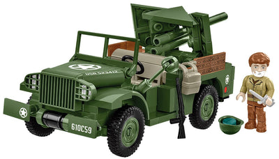 37mm GMC M6 Fargo brick model - COBI 3116 - 230 bricks Other Military Cobi 