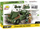 37mm GMC M6 Fargo brick model - COBI 3116 - 230 bricks Other Military Cobi 