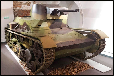 7TP Light Tank brick model - COBI 2661 - 669 bricks Tank Cobi 