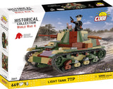 7TP Light Tank brick model - COBI 2661 - 669 bricks Tank Cobi 