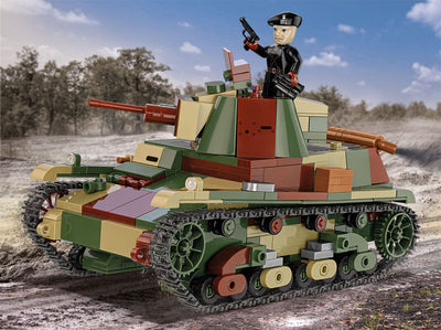 7TP Light Tank brick model - COBI 2661 - 669 bricks Tank Cobi 