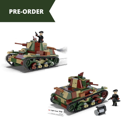 7TP Light Tank - COBI 2456 - 370 bricks Tank Cobi 