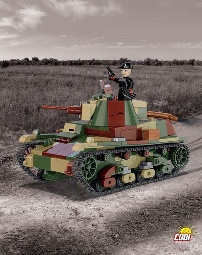 7TP Light Tank - COBI 2456 - 370 bricks Tank Cobi 