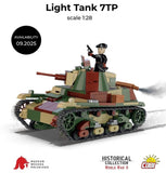 7TP Light Tank - COBI 2456 - 370 bricks Tank Cobi 