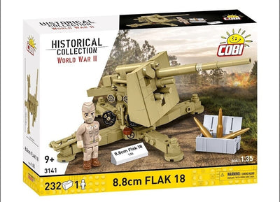 8.8cm Flak gun 18 brick model - COBI 3141 - 232 bricks Weapons Cobi 