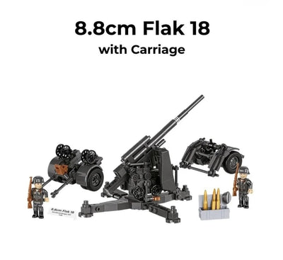 8.8m Flak 18 with carriage brick model - COBI 3140 - 360 bricks Other Military Cobi 