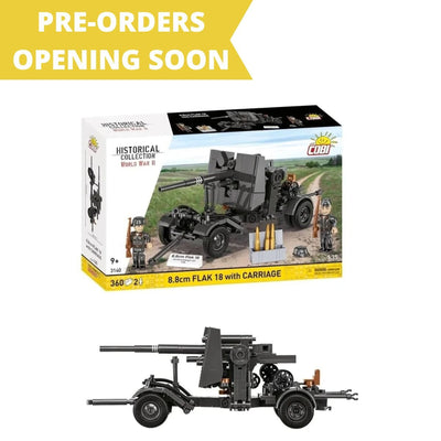 8.8m Flak 18 with carriage brick model - COBI 3140 - 360 bricks Other Military Cobi 