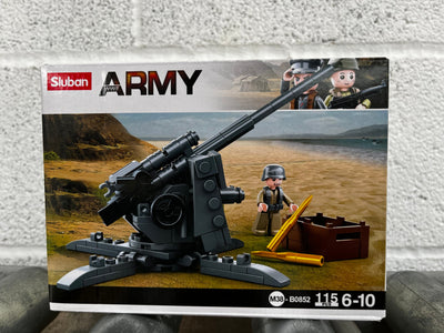 88mm Flak Anti Tank Gun brick model - Sluban M38-B0852 - 115 bricks Tank SLUBAN 