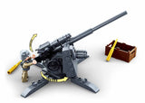88mm Flak Anti Tank Gun brick model - Sluban M38-B0852 - 115 bricks Tank SLUBAN 