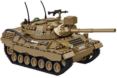 Leopard I A2 A1 brick tank model 1:35 scale - COBI 2634 - 1000 bricks