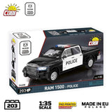 RAM 1500 brick model Police pickup truck - COBI 24608 - 203 bricks