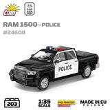 RAM 1500 brick model Police pickup truck - COBI 24608 - 203 bricks