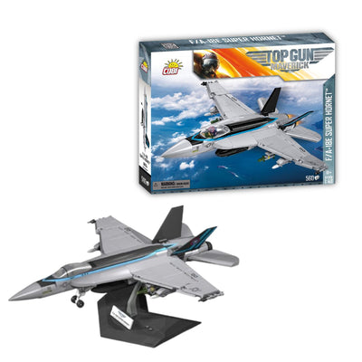 F/A-18E Super Hornet 'Top Gun: Maverick' brick plane model - COBI 5805B - 651 bricks