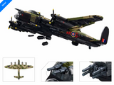 Avro Lancaster Mk I brick plane model - Sluban M38-B1609- 1382 bricks