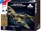 Avro Lancaster Mk I brick plane model - Sluban M38-B1609- 1382 bricks
