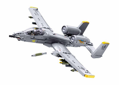 A-10CS Warthog brick model plane - Sluban M38-B1362 - 701 bricks Planes SLUBAN 