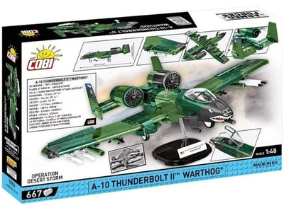 A10 Thunderbolt II Warthog brick plane model - COBI 5856 - 650 bricks Planes Cobi 