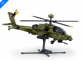 AH-64D Apache brick model helicopter - Sluban M38-B1536 - 734 bricks Planes SLUBAN 
