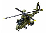 AH-64D Apache brick model helicopter - Sluban M38-B1536 - 734 bricks Planes SLUBAN 