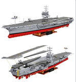 Aircraft Carrier CVN-65 brick model ship- COBI 4869 - 6131 bricks Ship Cobi 