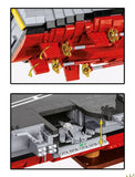 Aircraft Carrier CVN-65 brick model ship- COBI 4869 - 6131 bricks Ship Cobi 