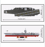 Aircraft Carrier CVN-65 brick model ship- COBI 4869 - 6131 bricks Ship Cobi 