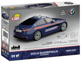 Alfa Romeo Gulia Quadr. Carabinieri brick model car - COBI 24654 - 99 bricks car COBI 
