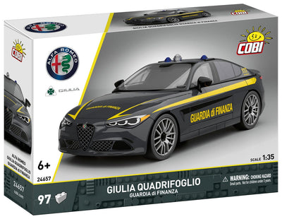 Alfa Romeo Gulia Quadr. Guardia brick model car - COBI 24657 - 97 bricks car COBI 