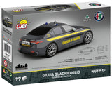 Alfa Romeo Gulia Quadr. Guardia brick model car - COBI 24657 - 97 bricks car COBI 