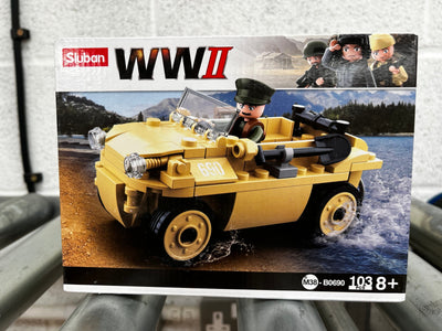 Amphibious vehicle brick model - Sluban M38-B0690 - 103 bricks Tank SLUBAN 