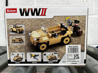 Amphibious vehicle brick model - Sluban M38-B0690 - 103 bricks Tank SLUBAN 