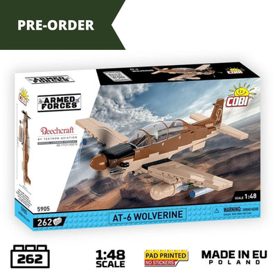 AT-6 Wolverine brick plane model - COBI 5905 - 262 bricks Planes Cobi 