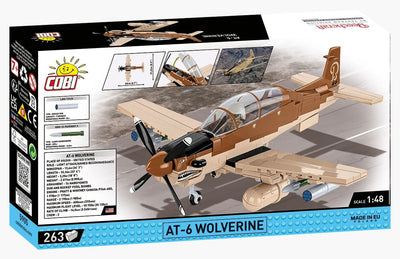 AT-6 Wolverine brick plane model - COBI 5905 - 262 bricks Planes Cobi 
