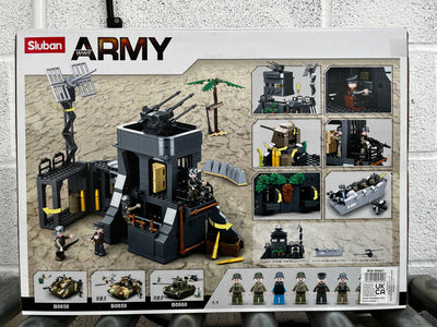 Atlantic Wall brick model - Sluban M38-B0861 - 765 bricks Tank SLUBAN 