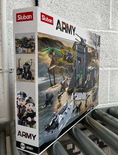 Atlantic Wall brick model - Sluban M38-B0861 - 765 bricks Tank SLUBAN 