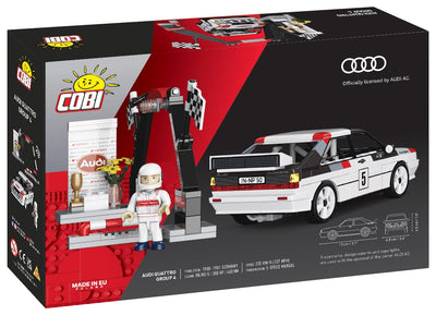 Audi Quattro Group 4 1981 car brick model - COBI 24666 - 165 bricks car Cobi 