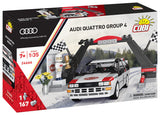 Audi Quattro Group 4 1981 car brick model - COBI 24666 - 165 bricks car Cobi 