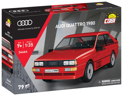 Audi Quattro red car brick model - COBI 24664 - 88 bricks car Cobi 