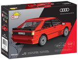 Audi Quattro red car brick model - COBI 24664 - 88 bricks car Cobi 
