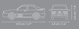 Audi Quattro red car brick model - COBI 24664 - 88 bricks car Cobi 