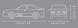 Audi Quattro white car brick model - COBI 24665 - 88 bricks car Cobi 
