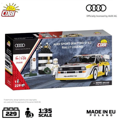 Audi Sport Quattro S1 no.5 car brick model - COBI 24668 - 230 bricks car Cobi 