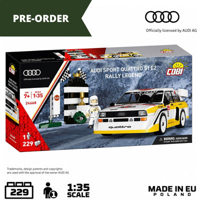 Audi Sport Quattro S1 no.5 car brick model - COBI 24668 - 230 bricks car Cobi 