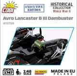 Avro Lancaster Bomber B III ''Dambusters'' brick plane model EXECUTIVE EDITION- COBI 5758- 1795 bricks Planes Cobi 